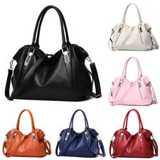 Moda Para mujeres Cuero Suave Bolso de Hombro Bolso Dama Bolso de Mano Hobo Cartera Cartera