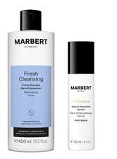 MARBERT PROFUTURA Suero Cuello y Escote 50 ml + Fresh Cleansing 400 ml PAQUETE