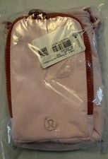 Bandolera Lululemon Botella de Agua Nueva con Etiquetas en Rosa Feliz y Deco Palma