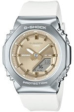 Reloj CASIO G-SHOCK GM-S2110-7A9JF Blanco Beige Metal Cubierto Japón Nuevo