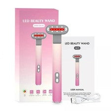 Varita de belleza LED facial M5 masaje terapia de luz roja para el cuidado de la piel y antienvejecimiento