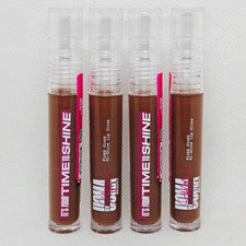 Lote de 4 Brillo Labial Nuevo Sellado Uoma Beauty por Sharon C Hi-Shine Color es "Comestible"