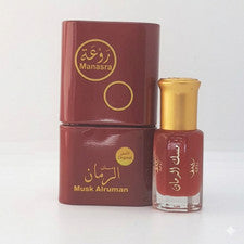 Aceite de almizcle de granada Musk Rawaa Alruman 6 ml perfume árabe مسك الرمان