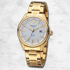 Regent Reloj De Hombre Con Correa De Metal Quarz Dorado URF1542