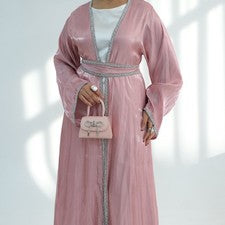 Moda Ropa de Oración Cárdigan Fiesta Bata Mujer Musulmana Ropa Mujer Vestido Abaya