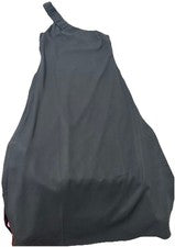 Maxi Grande Terea By Andrea Pitter Mujer Negro Sylvie Bolsillos Un Hombro Cremallera