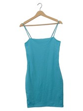 Vestido de cóctel PIECES midi mujer vestido de tirantes azul talla 38 M fiesta