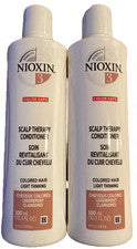 2x NIOXIN System 3 Acondicionador Terapia Cuero Cabelludo Adelgazamiento Ligero Color Seguro, 10.1 OZ