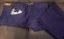 Pantalones Haggar Iron Free Caqui Azul Índigo 44x30