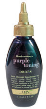 Gotas tonificantes OGX Blonde Enhance + púrpura 118 ml 4 fl oz