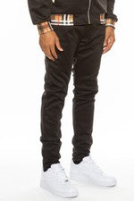 Pantalón de chándal informal para hombre estampado liso y a cuadros TALLA 2XL SOLAMENTE