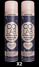 Paquete de 2 champú seco Co Lab renovación nocturna vitamina E cuidado del cuero cabelludo aroma calmante 8 oz