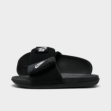Sandalias para hombre Nike Offcourt Adjust Slide negras/negras/blancas DQ9624 001