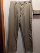 Pantalones Champion Para Hombre 34x32 Caqui Ligeros Atléticos Estilo Chino Nuevos