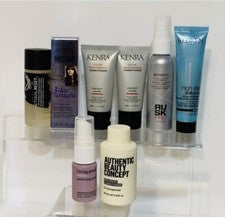 Lote mixto de 8 productos para el cabello - tamaño de viaje