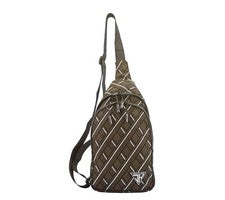 Bandolera tipo honda estilo diamante marrón Jungle Hive