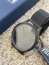 Reloj Cronógrafo Vilebrequin EDICIÓN LIMITADA NUEVO CON ETIQUETAS En Caja - Batería Nueva - NEGRO