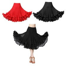 Falda de baile flamenco para mujer