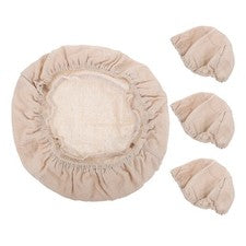 4 Pcs Wiederverwendbares Brotkorbtuch Backzubehör Küchenutensilien