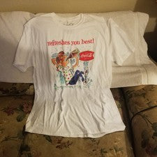 CAMISA COCA-COLA - XL - ESTILO RETRO VINTAGE - REDISEÑOS