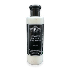 Exfoliante facial y corporal con vitamina E de Elegance cuidado natural de la piel