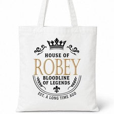 Bolso de Mano ROBEY Casa del Apellido Algodón Idea de Regalo