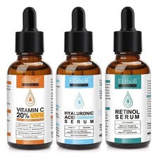 Set de Suero Facial con Vitamina C Hyaluron Retinol Serum Antiarrugas Antiedad