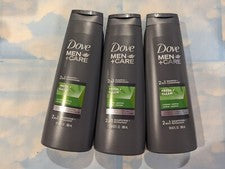 LOTE (3) PALOMA HOMBRES+CUIDADO 2 EN 1 CHAMPÚ Y ACONDICIONADOR FRESCO + LIMPIO 12 FL OZ