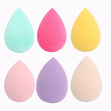 Almohadillas de esponja para licuadora de polvo facial cosmético en forma de melocotón