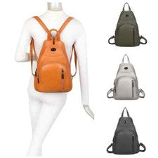 Mochila Boutique Bolsillo Frontal S-Mediana Mujer Niña Cuero Sintético Bolso Trasero Reino Unido
