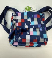 Mini Mochila Kipling Kaylin Nueva con Etiquetas Multicolor Kipling Cubed Mono Charm