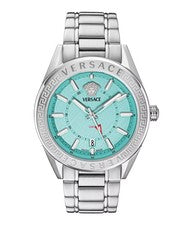 Reloj pulsera Versace para hombre código V plateado acero inoxidable, 42 mm