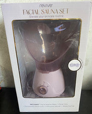JUEGO DE SAUNA FACIAL REVIVE - Incluye diadema spa - RE4906 - Nuevo y sellado de fábrica
