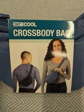 Bandolera 32 Grados Unisex Azul Resistente al Agua Negra Correa Ajustable