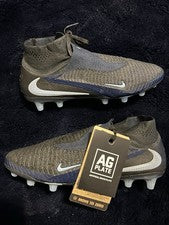 [HQ2329-003] -Hombres- Nike Phantom 6 Césped Artificial Zapatos de Fútbol Negros Talla 6.5