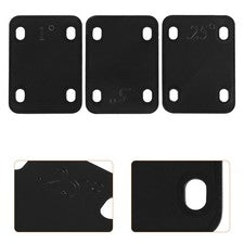 3Pcs Replacement Heightening Gasket Guitar Neck Shims Neck Bottom Adjusting