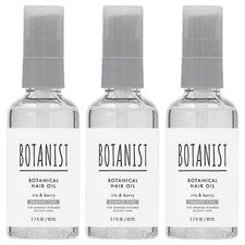 BOTANIST Aceite Botánico para Cabello Cuidado de Daños Iris y Bayas 80 ml Juego de 3 Piezas