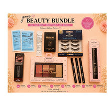Paquete de paleta facial Marie Claire Beauty, rímel, pestañas, toallitas, tinte 8 ml