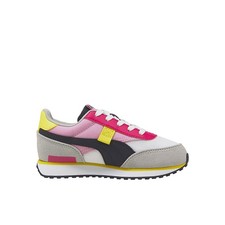 Puma Future Rider Splash Zapatos Informales con Cordones Jóvenes Niñas Gris, Rosa 3