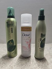 Lote de 3 productos para el cuidado del cabello con varias marcas nuevos