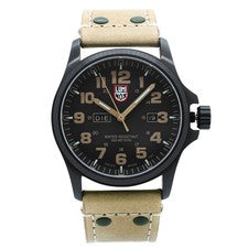 Reloj de cuarzo Luminox Atacama Field Day Date acero esfera negra para hombre XL.1925