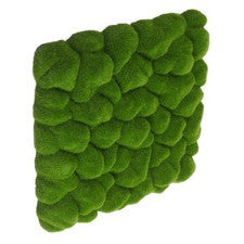 Telón de fondo de pared de musgo flocado realista panel de musgo artificial adorno decoración del hogar