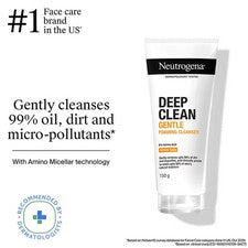 #1 Cuidado de la Piel Neutrogena Limpiador Facial Espuma Suave Limpieza Profu...