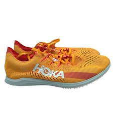 Zapato de carreras Hoka Cielo X LD para hombre 13 malla naranja placa de carbono pista clavos 1123097