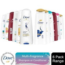 Champú o acondicionador reparador intensivo Dove Nutritive Solutions 400 ml, paquete de 6