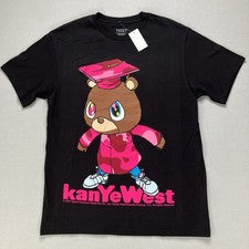 Camiseta Yeezy X Takashi Murakami Negra Cuello Redondo Graduación Para Hombre Tallas Varían Nueva Con Etiquetas