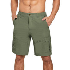 Pantalones cortos de trabajo de color liso deportivos informales de moda para hombre