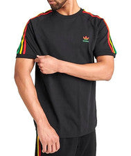 CAMISA TRÉBOL NUEVA PARA HOMBRE ADIDAS ORIGINALS JAMAICA 3 RAYAS ~TALLA 2XL #N877