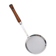 Utensilios de cocina de acero inoxidable freidora aceite colador filtro cuchara