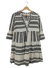 Vestido de verano mujer Vero Moda talla 36 S multicolor geométrico algodón bohemio